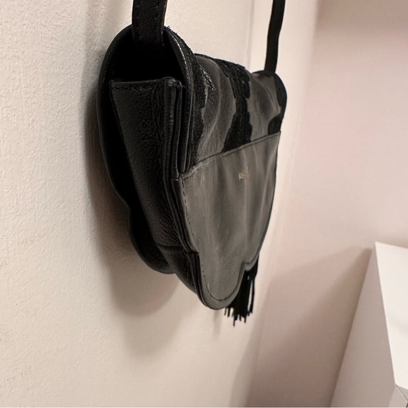 Yves St Laurent Leather Shoulder Bag, Wristlet, Clutch - Black - Picture 3 of 14